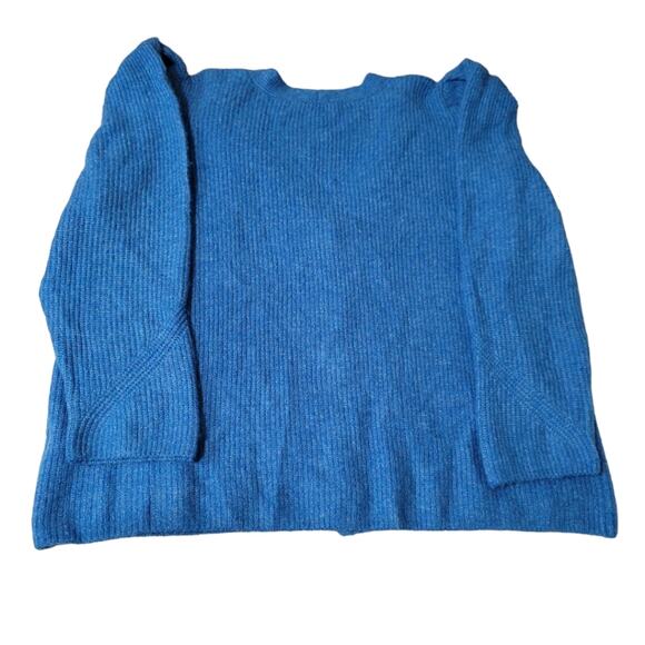 1. STATE Blue Button-Down V-Neckline Puff Sleeve Soft Cardigan 2X - Picture 6 of 9